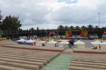 Las fiestas patronales dan vida al auditorio del mayor parque urbano de Telde/TA.